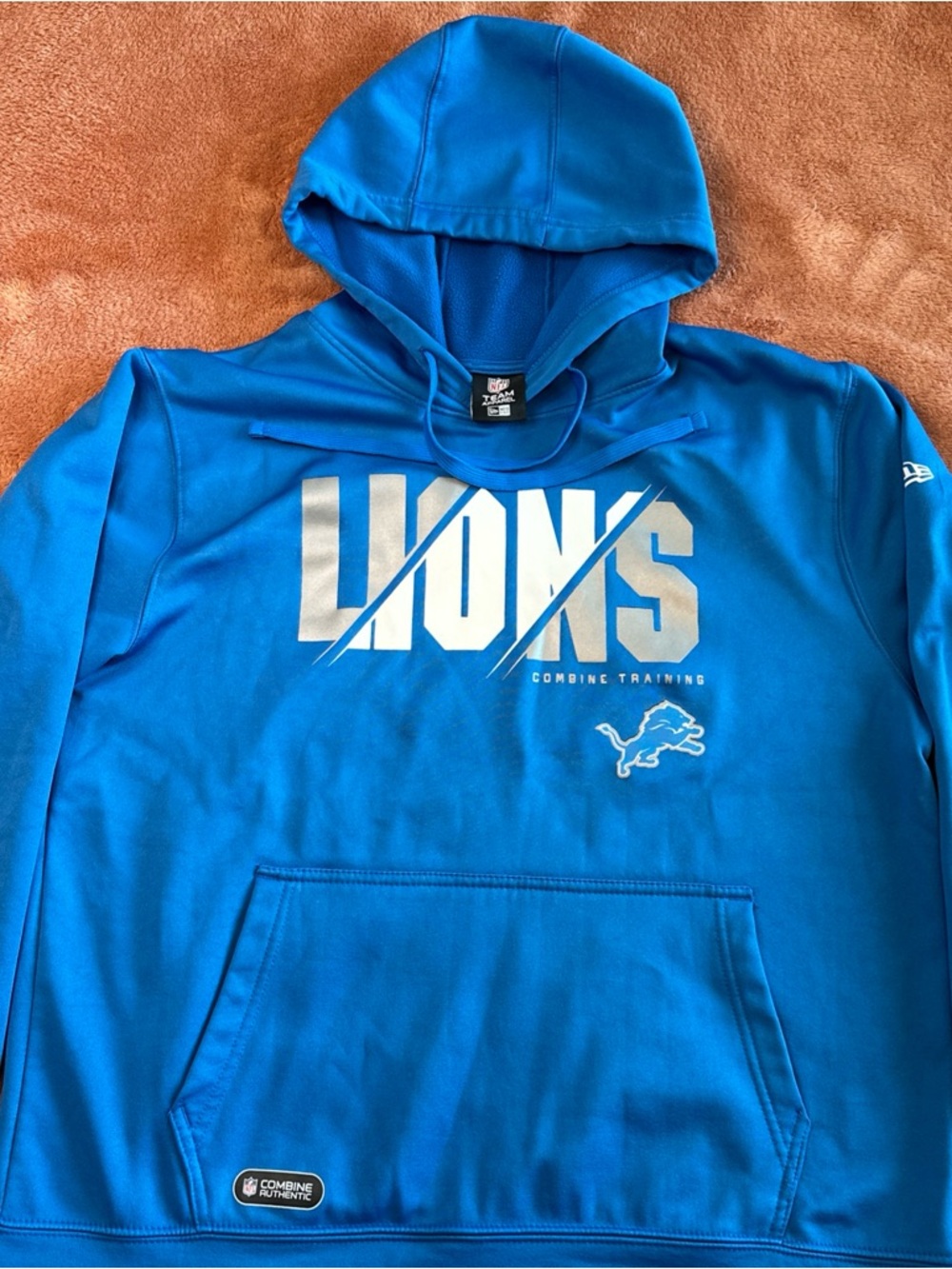 NFL Teal-Blue Combine Authentic Pullover